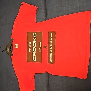 Mens small crooks and castle shirt